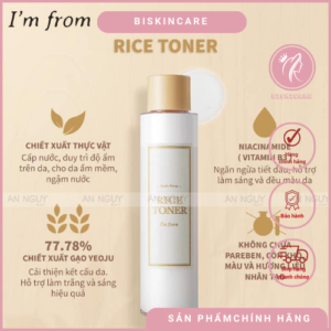 Toner dưỡng sáng da I'm From Rice