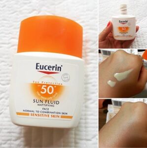 Kem chống nắng Eucerin Sun Fluid Mattifying Face SPF50